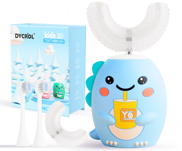 kids u-shaped sonic electric toothbrush