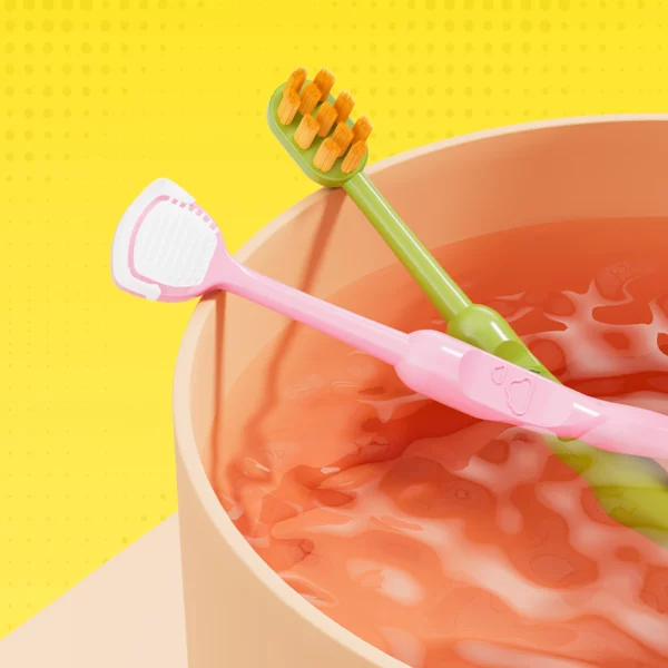 Dr.Baek KR049 Kids Toothbrush with Tongue Cleaner