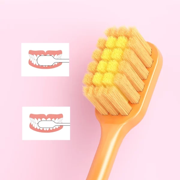 ECOME E905 Ultra-Soft Toothbrush 3-Pack