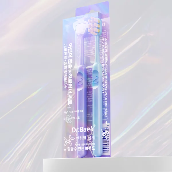 Dr.Baek KR049 Kids Toothbrush with Tongue Cleaner
