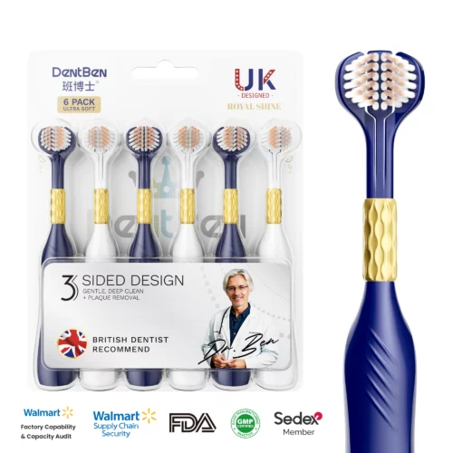 DentBen DB560 3-Sided Toothbrush Ultra Soft Bristles