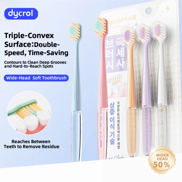 Dycol KR655 Korean Premium Ultra-Fine Bristle Toothbrush