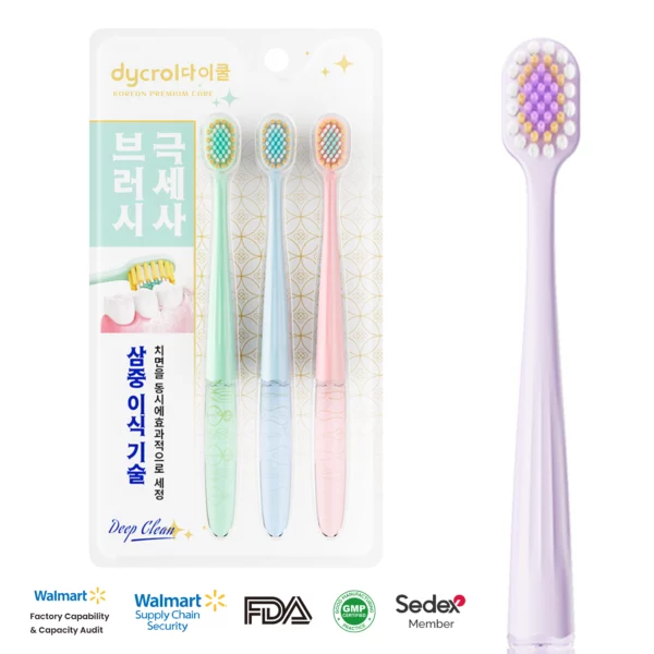 Dycol KR655 Korean Premium Ultra-Fine Bristle Toothbrush