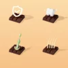 Sweetrip S288 Chocolate Series Soft Toothbrush
