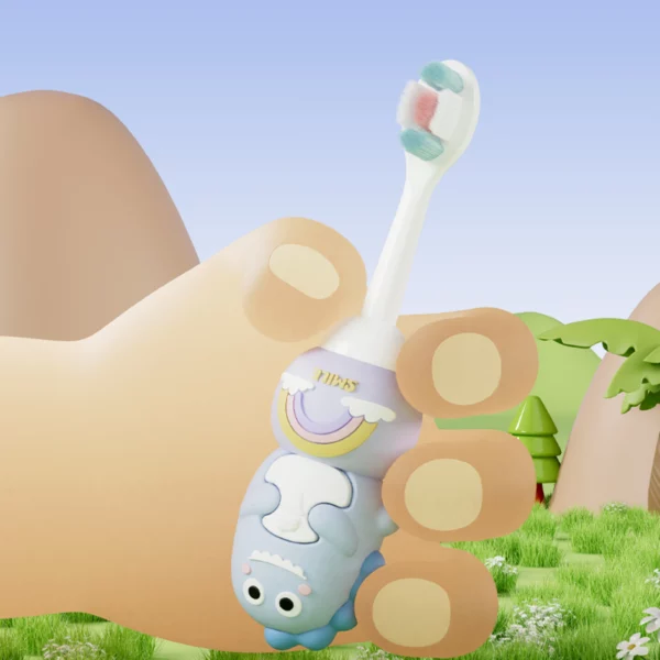 OralGos DB971 Dinosaur-Themed Toothbrush for Toddlers (Ages 0–6)