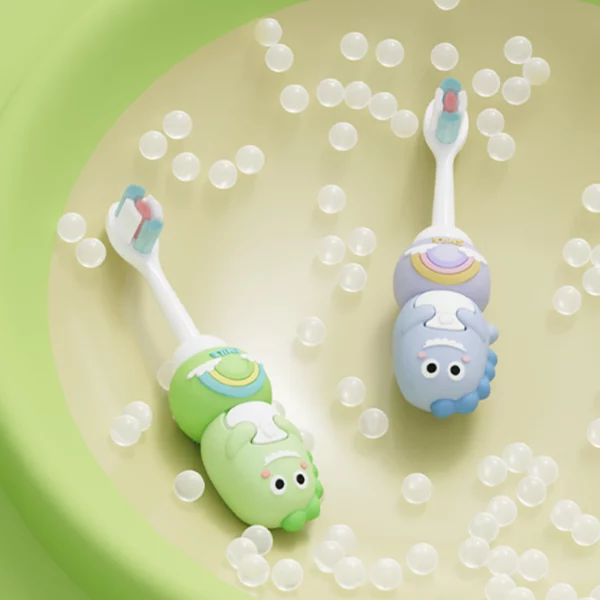 OralGos DB971 Dinosaur-Themed Toothbrush for Toddlers (Ages 0–6)
