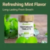 OralGos ZeroBS Toothpaste Tablets – Mint Flavor, Fluoride-Free