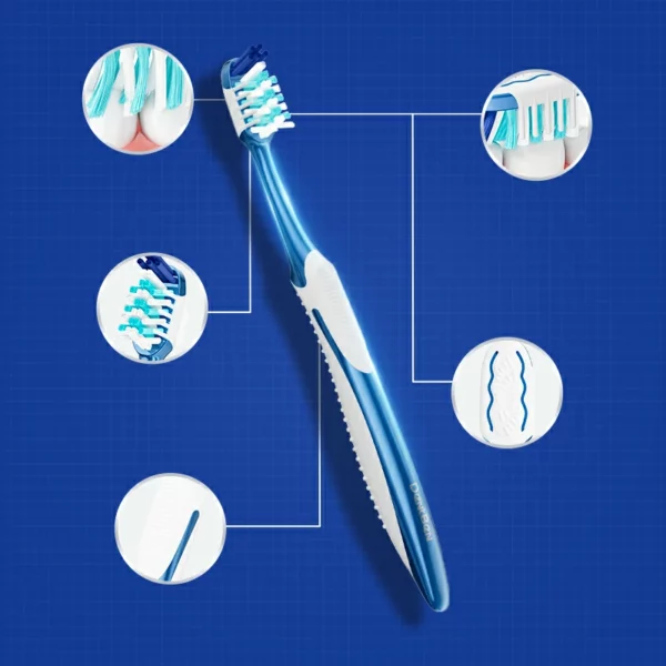 DentBen DB561 Cross-Angled Bristle Toothbrush