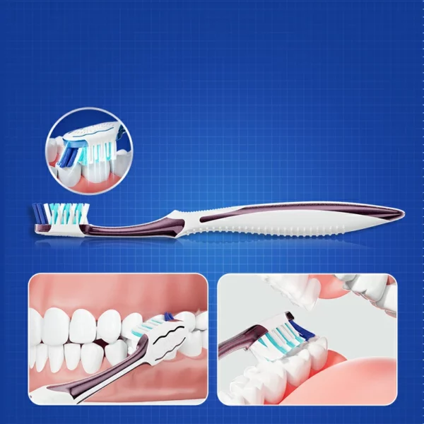 DentBen DB561 Cross-Angled Bristle Toothbrush