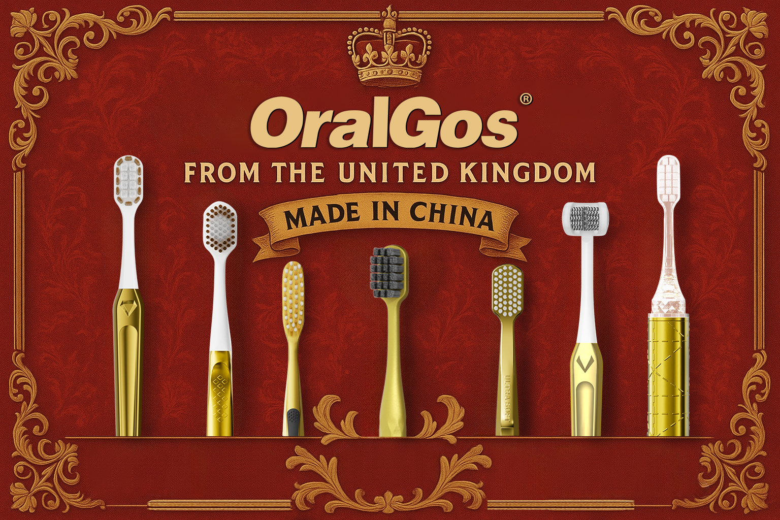 OralGos Luxury Gold Toothbrush